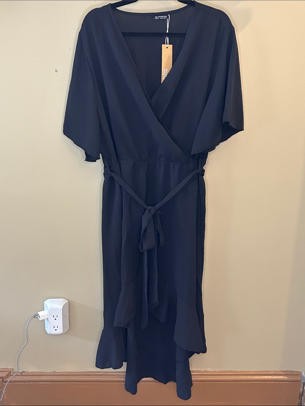 BloomChic Black High-Low Dress